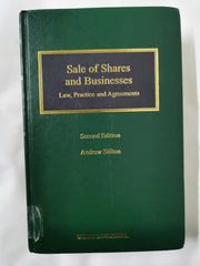 Sale of Shares and Businesses: Law, Practice and Agreements Stilton, Andrew by Andrew Stilton - used book at Perkology Books
