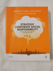 Strategic Corporate Social Responsibility by Debbie Haski-Leventhal - used book at Perkology Books