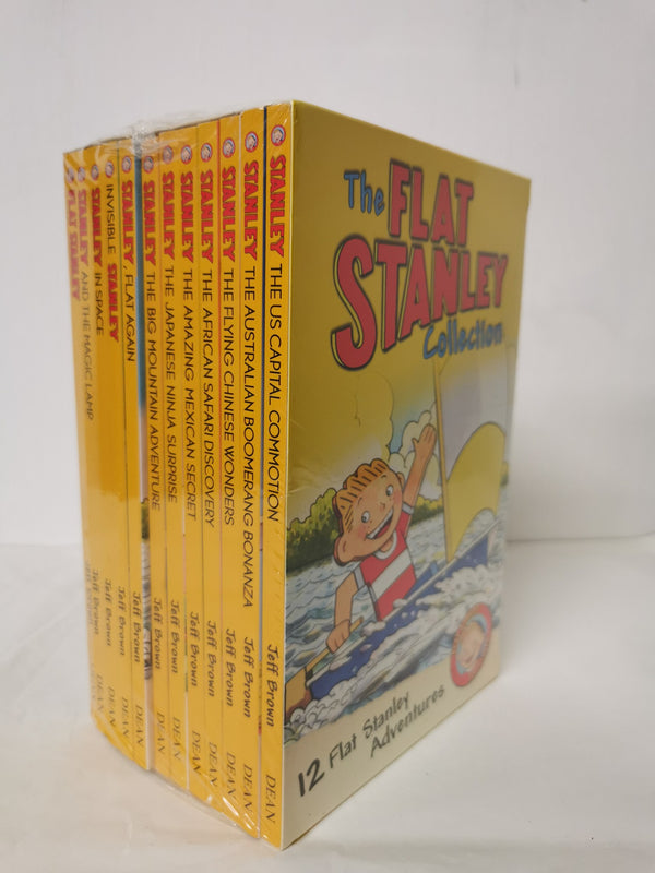 The Flat Stanley Adventure Collection 12 Books Set by Brown Jeff - used book at Perkology Books