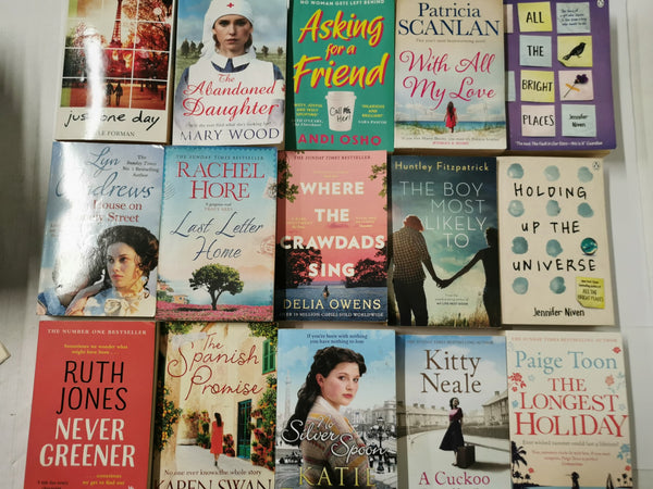 Cover of 6 Women's Interest, Romance, Historical Fiction Paperback Books Mystery Bundle by Mixed Authors