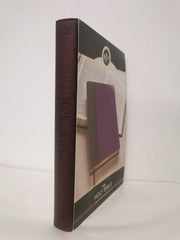 Cover of KJV Large Print Lux-Leather Brown/Purple Imitation Leather