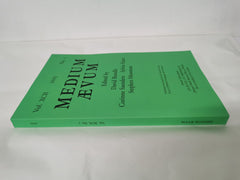 Medium Ævum Vol XCII 2023 No. 1, Edited by David Rundle, Corinne Saunders etc.