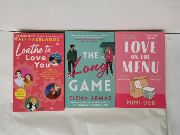 Cover of Contemporary RomCom Bundle! Love on the Menu, The Long Game & Loathe to Love You
