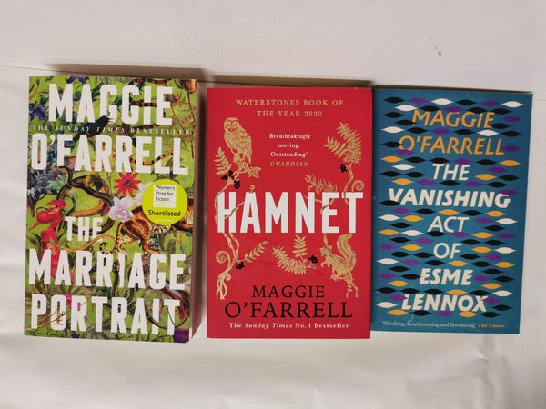 Cover of Maggie O'Farrell: Marriage Portrait, Hamnet & The Vanishing Act of Esme Lennox