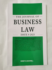Cover of Journal of Business Law issue 8 2023 Sweet & Maxwell