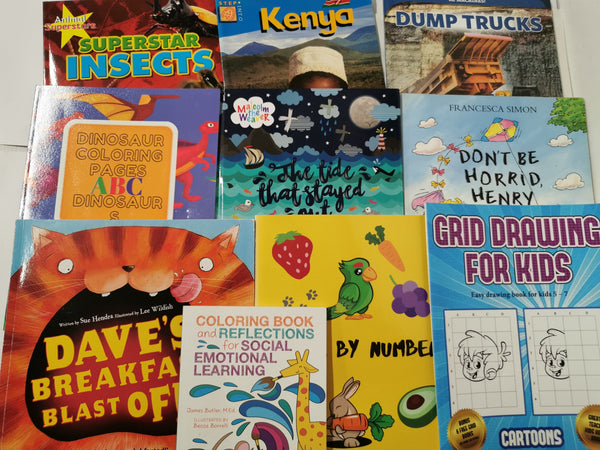 50 Children's Book Bundle For Young Readers/Activity