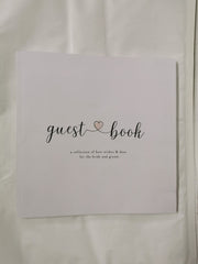 Cover of Muslim Wedding Guest Book: Blank Interior for 100+ Guests, Soft Touch Cover