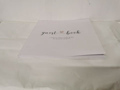 Muslim Wedding Guest Book: Blank Interior for 100+ Guests, Soft Touch Cover