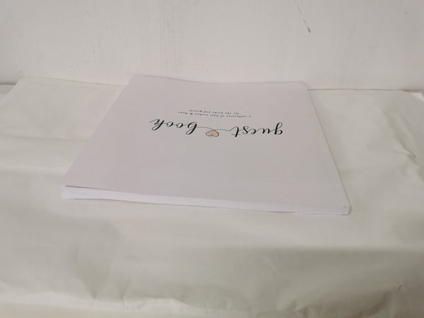 Muslim Wedding Guest Book: Blank Interior for 100+ Guests, Soft Touch Cover