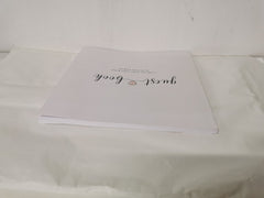 Muslim Wedding Guest Book: Blank Interior for 100+ Guests, Soft Touch Cover