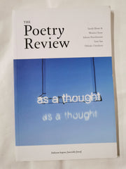 Cover of Poetry Review 133/03 2023  As a Thought