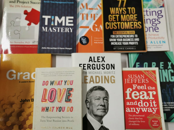 Business Books Bundle - Mindset, Leadership, Finance, Psychology x 10 Books