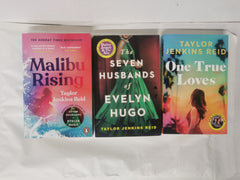 Cover of Taylor Jenkins Reid: Seven Husbands of Evelyn Hugo, Malibu Rising, One True Love