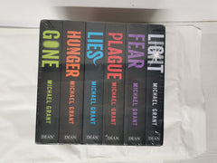 Cover of Gone Series by Michael Grant 6 Books: Fear, Plague, Lies, Hunger, Gone, Light by Michael Grant