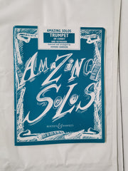 Cover of Amazing Solos - Trumpet (or Cornet) and Keyboard, Arranged by Howard Harrison
