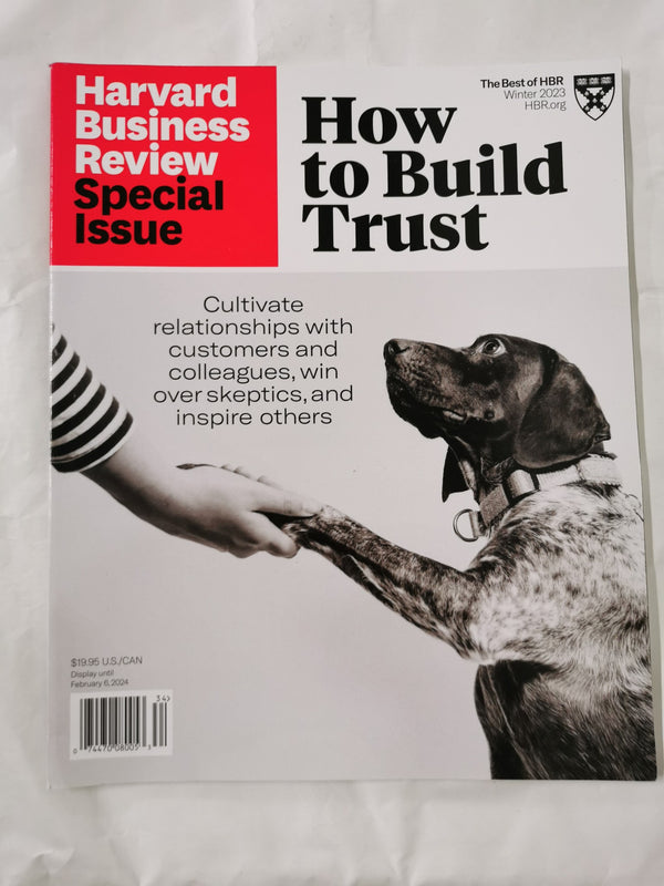 Cover of Harvard Business Review Special Issue Winter 2023/ How to Build Trust