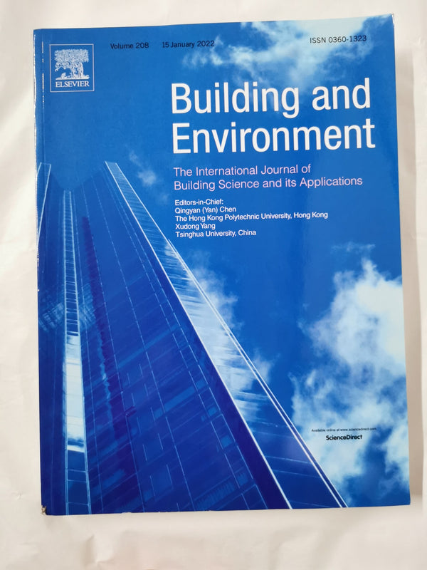 Cover of Building and Environment International Journal of Building Science V208 Jan 2022