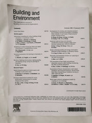 Building and Environment International Journal of Building Science V208 Jan 2022