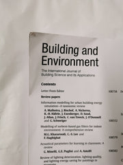 Building and Environment International Journal of Building Science V208 Jan 2022