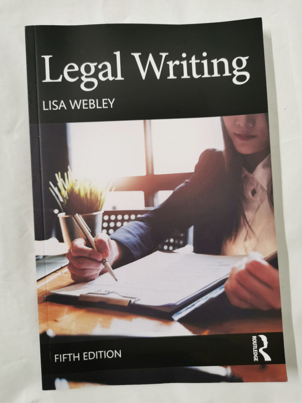 Legal Writing by Lisa Webley by Lisa Webley - used book at Perkology Books