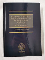 Remedies for Torts, Breach of Contract, and Equitable Wrongs [Hardcover] Burrows - used book at Perkology Books