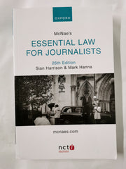 McNae's Essential Law for Journalists by Sian Harrison