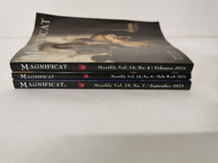 Magnificat Monthly Vol 14, No 4 & 6 (Feb & Holy Week 2024) & Vol 25, No 7 Sep 23