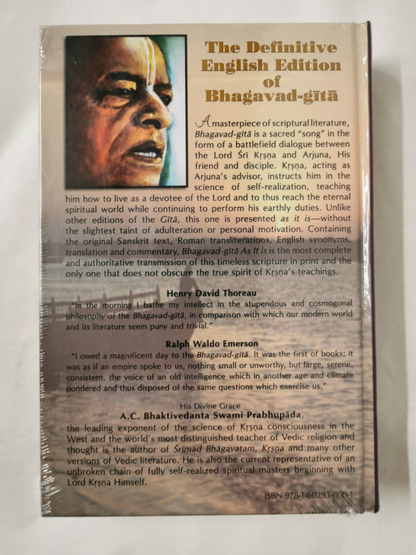 Bhagavad Gita as it is by Bhaktivedanta Swami A.C. (Sealed)
