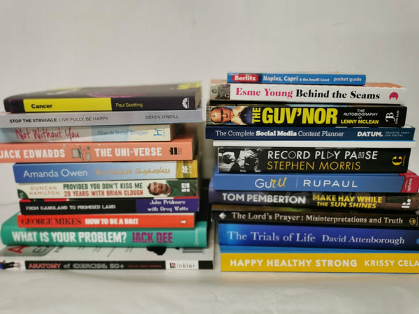 20 NEW BOOKS NON FICTION (Shelf Pulls) - Business, History, Lifestyle etc