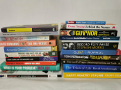 20 NEW BOOKS NON FICTION (Shelf Pulls) - Business, History, Lifestyle etc