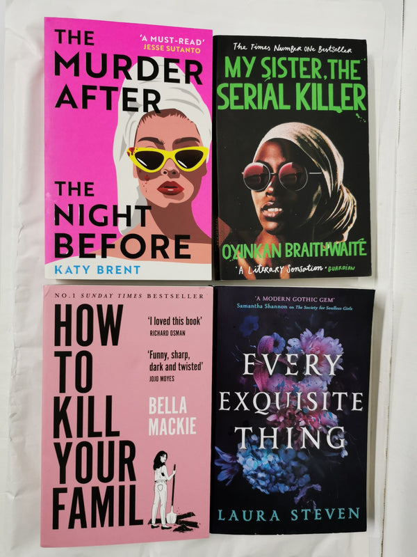 Cover of *BUNDLE* 4 x Bestselling YA Crime Thrillers inc. My Sister, the Serial Killer by Oyinkan Braithwaite