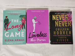 Cover of BookTok Books! The Long Game, Never Never, Loveless - Bundle of 3 Bestsellers!