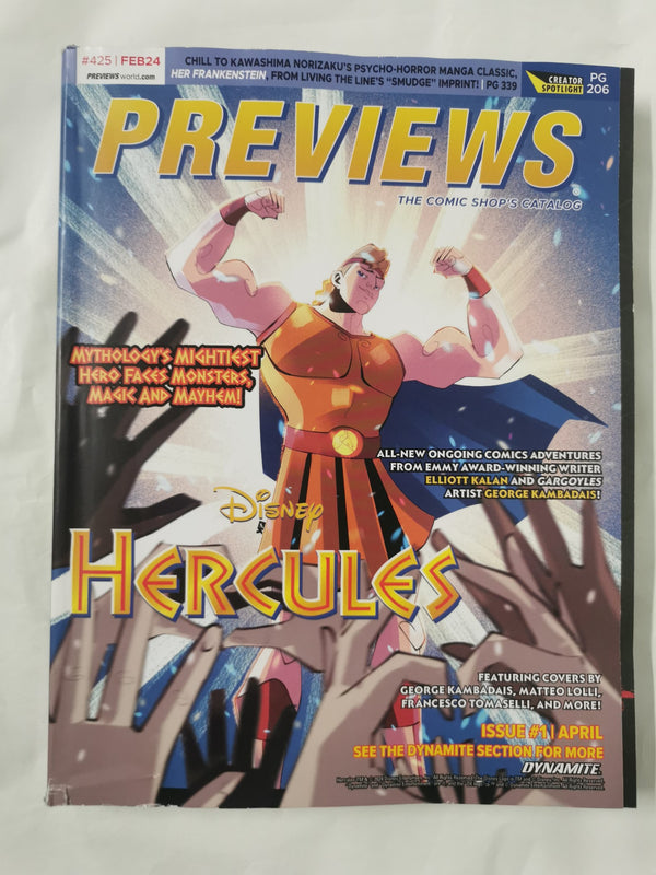 PREVIEWS THE COMIC SHOP’S CATALOG ISSUE #425 FEB/APR 2024