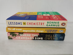 Where the Crawdads Sing, We All Want Impossible Things & Lessons in Chemistry