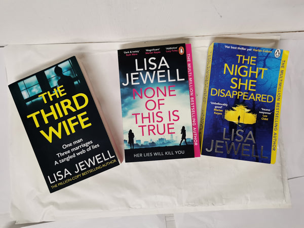 The Night She Disappeared, The Third Wife & None of This is True by Lisa Jewell