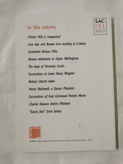 Sussex Archaeological Collections: Volume 151 2013