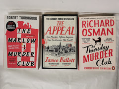 Mystery Crime Set: The Thursday Murder Club, The Marlow Murder Club, The Appeal