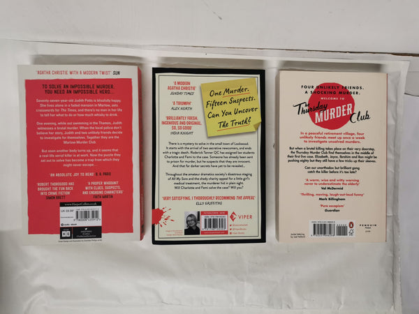 Mystery Crime Set: The Thursday Murder Club, The Marlow Murder Club, The Appeal