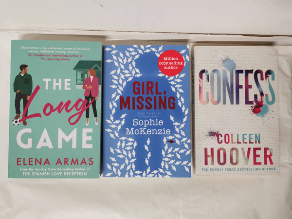 Cover of 3 YA Bestsellers: Girl, Missing, Confess & The Long Game: BookTok Favourites! by Elena Armas