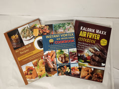 3 Air Fryer Cook Books! Air Fryer Grill Recipes, Kalorik Maxx Air Fryer Cookbook