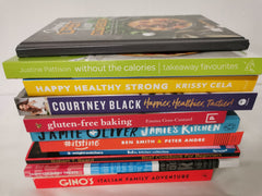 12 Cook Books Including Jamie, Gino, Hairy Dieters Etc