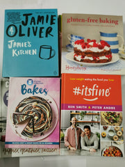 12 Cook Books Including Jamie, Gino, Hairy Dieters Etc