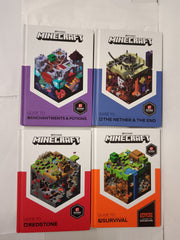 4 x Minecraft: Survival, Redstone, Enchantments & Potions, The Nether & The End