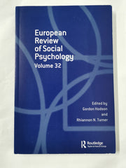 European Review of Social Psychology, Volume 32, (2021)