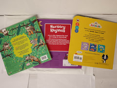 3 Board Books For Babies & Toddlers: Peek & Seek, Baby Touch & Nursery Rhymes