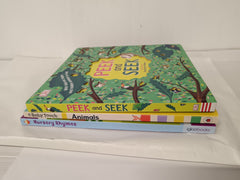 3 Board Books For Babies & Toddlers: Peek & Seek, Baby Touch & Nursery Rhymes