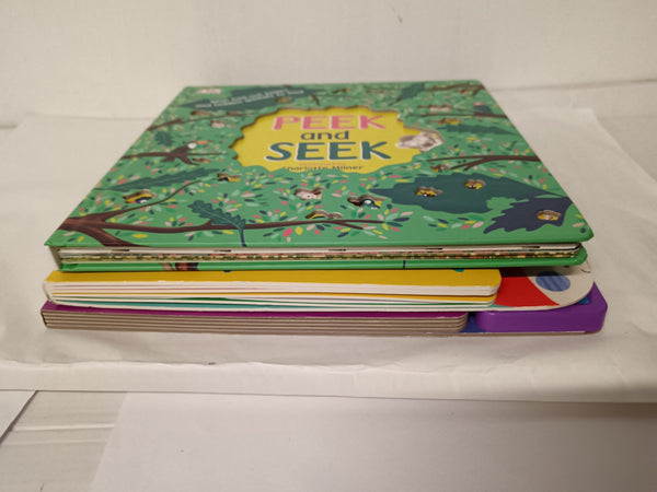 3 Board Books For Babies & Toddlers: Peek & Seek, Baby Touch & Nursery Rhymes