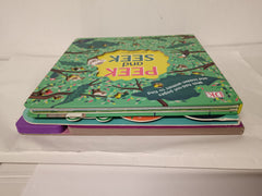 3 Board Books For Babies & Toddlers: Peek & Seek, Baby Touch & Nursery Rhymes