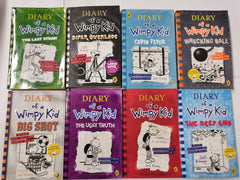 *Bundle* 8 x Diary Of A Wimpy Kid Books by Jeff Kinney (Paperbacks)
