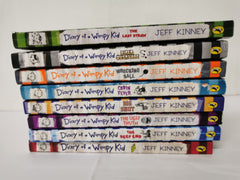 *Bundle* 8 x Diary Of A Wimpy Kid Books by Jeff Kinney (Paperbacks)